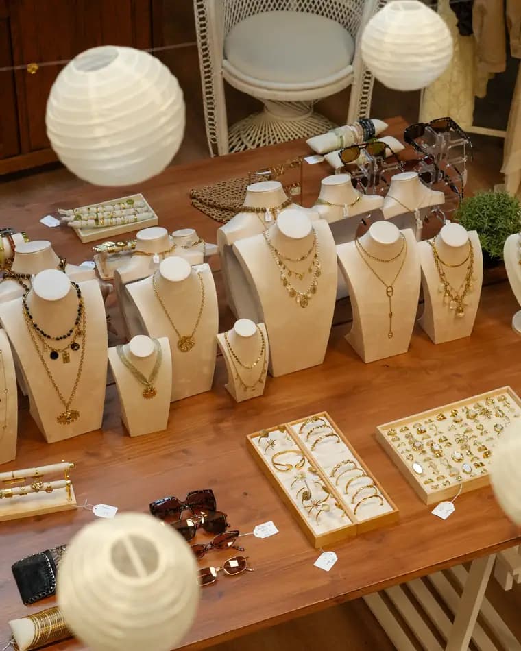 Les colliers de la boutique