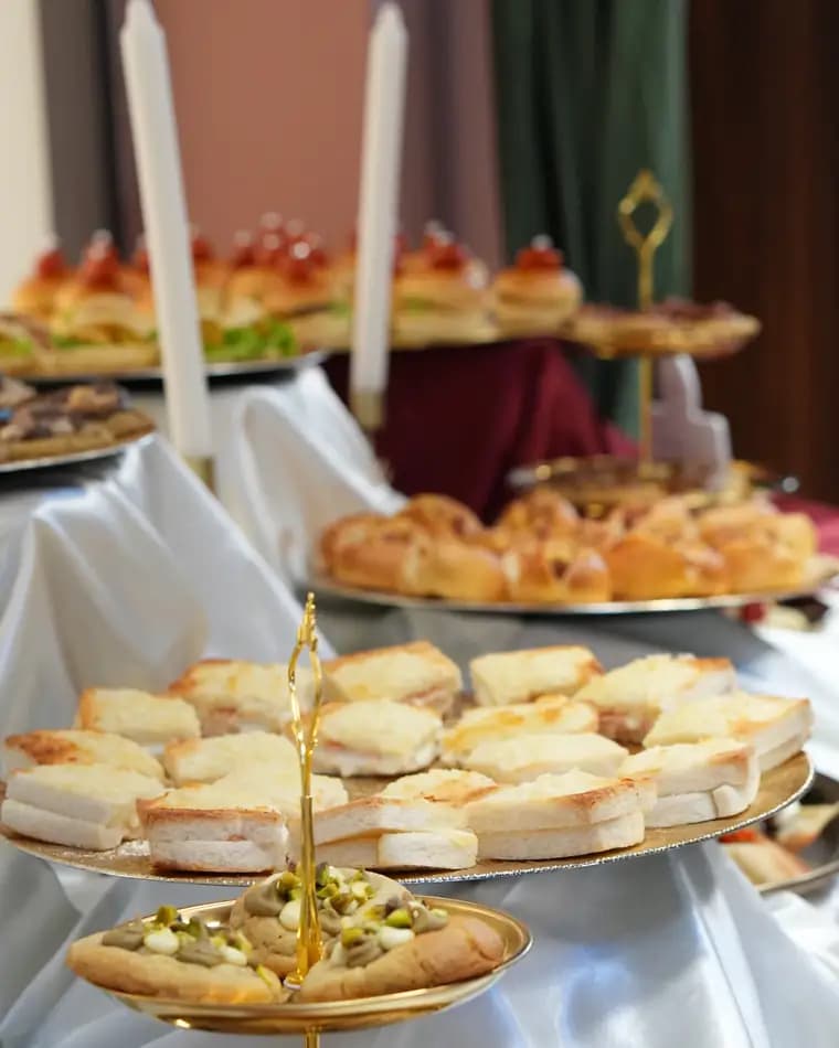 Le buffet de l’inauguration