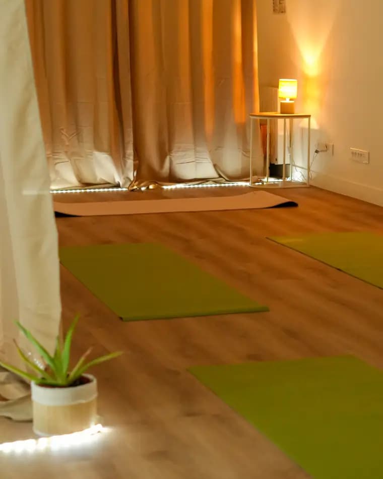 La salle de yoga et pilates